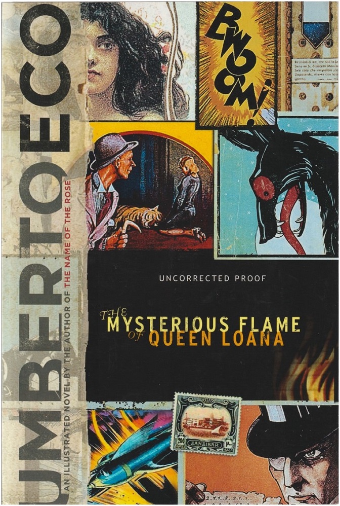 The Mysterious Flame of Queen Loana : an illustrated novel (Uncorrected Proof)