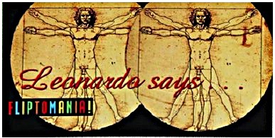 Leonardo Says. (Flip Book)
